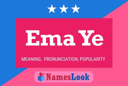 Ema Ye Name Poster