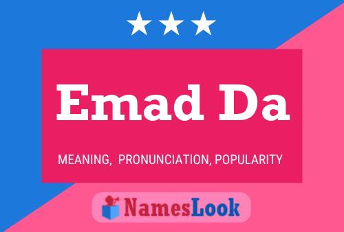 Emad Da Name Poster