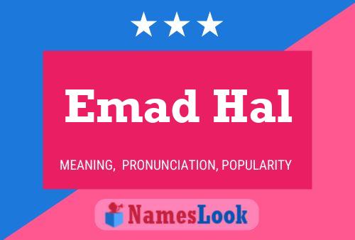 Emad Hal Name Poster