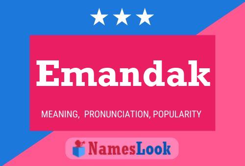 Emandak Name Poster