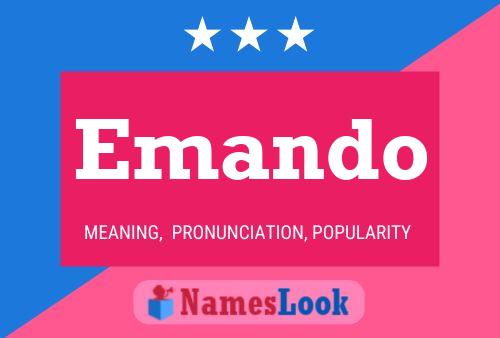 Emando Name Poster