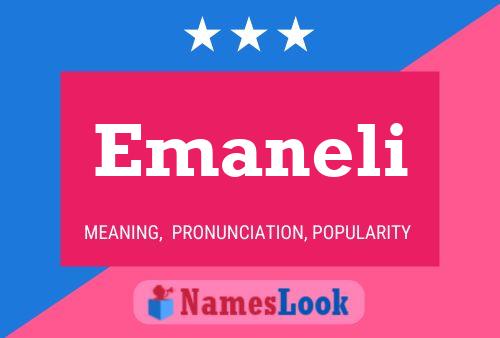 Emaneli Name Poster