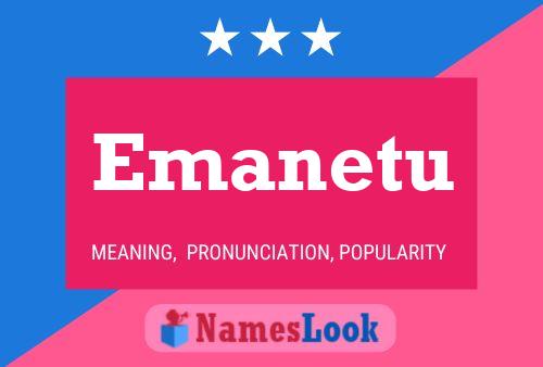 Emanetu Name Poster