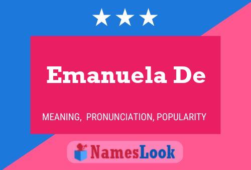 Emanuela De Name Poster