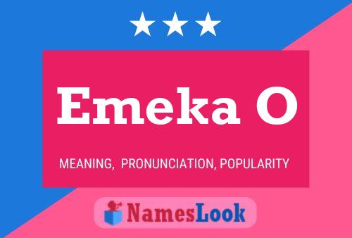 Emeka O Name Poster