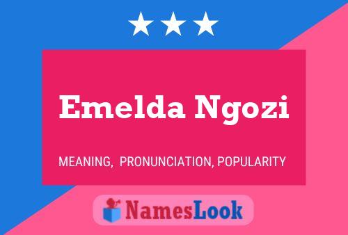 Emelda Ngozi Name Poster