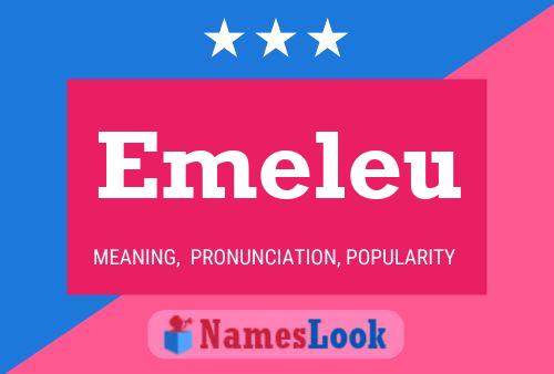 Emeleu Name Poster