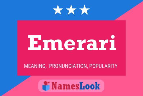 Emerari Name Poster