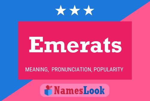 Emerats Name Poster