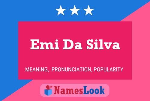 Emi Da Silva Name Poster