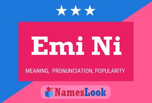 Emi Ni Name Poster