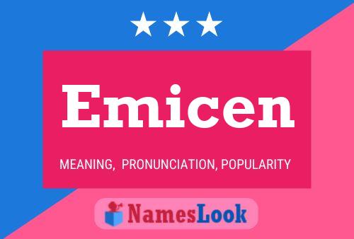 Emicen Name Poster