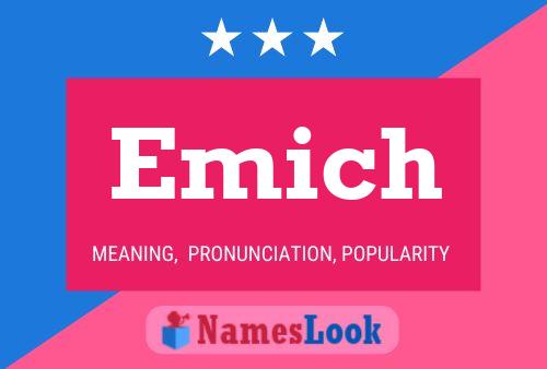 Emich Name Poster