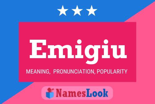 Emigiu Name Poster