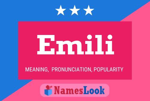 Emili Name Poster