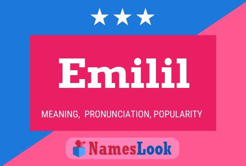 Emilil Name Poster