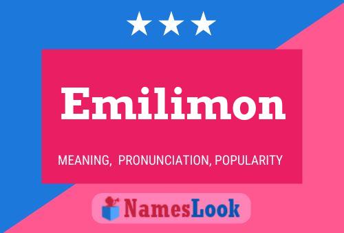 Emilimon Name Poster