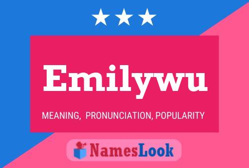 Emilywu Name Poster