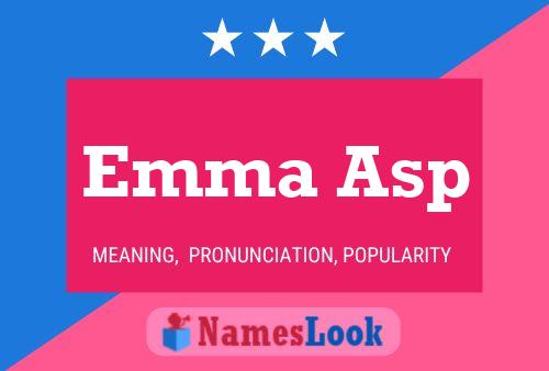 Emma Asp Name Poster