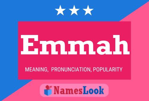 Emmah Name Poster