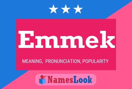 Emmek Name Poster