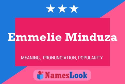 Emmelie Minduza Name Poster