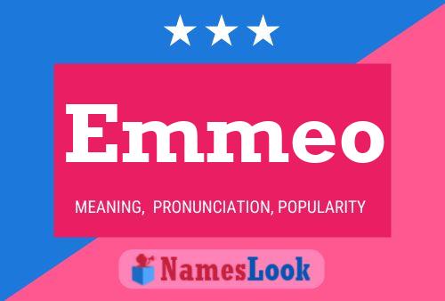 Emmeo Name Poster