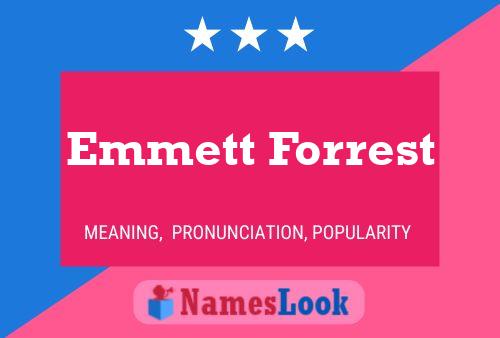 Emmett Forrest Name Poster