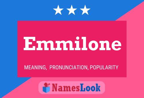 Emmilone Name Poster