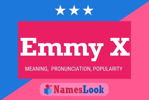 Emmy X Name Poster