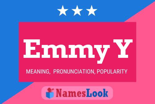 Emmy Y Name Poster