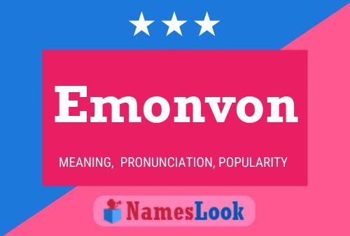 Emonvon Name Poster