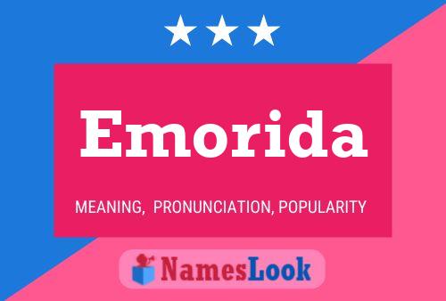 Emorida Name Poster