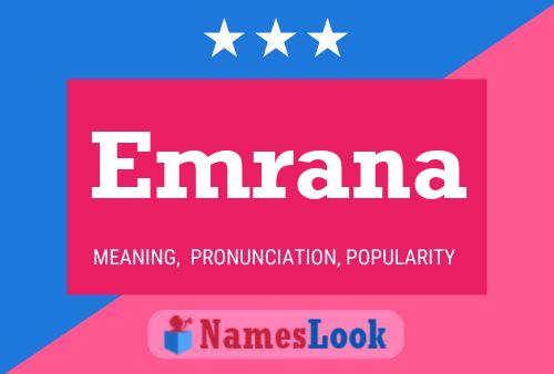 Emrana Name Poster