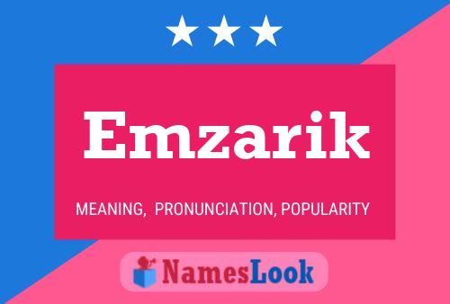 Emzarik Name Poster