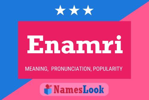 Enamri Name Poster