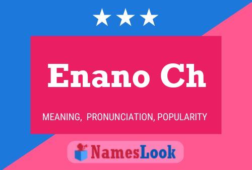 Enano Ch Name Poster