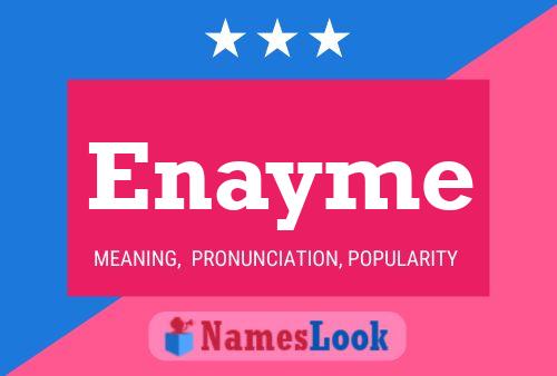 Enayme Name Poster