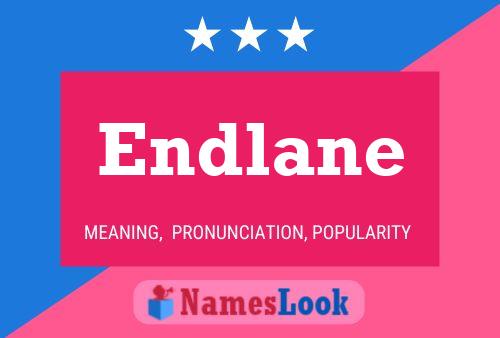 Endlane Name Poster