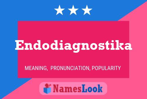 Endodiagnostika Name Poster