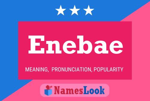 Enebae Name Poster