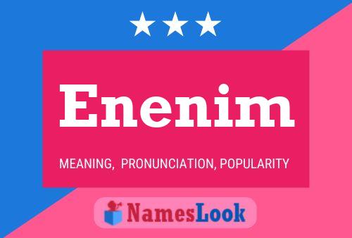 Enenim Name Poster