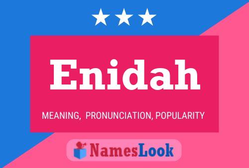 Enidah Name Poster