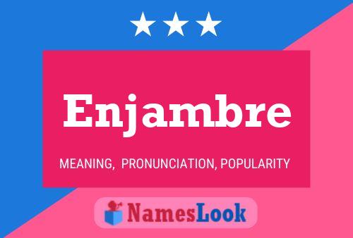 Enjambre Name Poster