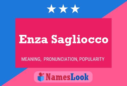 Enza Sagliocco Name Poster