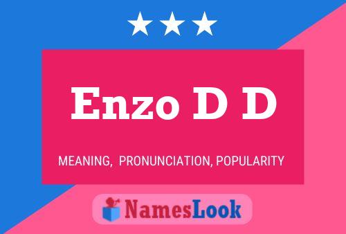 Enzo D D Name Poster