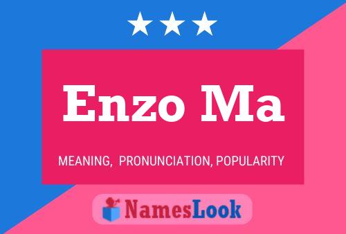 Enzo Ma Name Poster