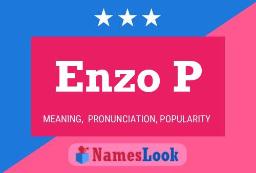 Enzo P Name Poster