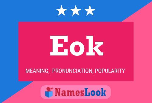 Eok Name Poster