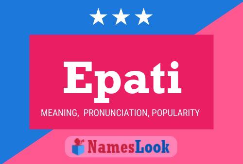 Epati Name Poster